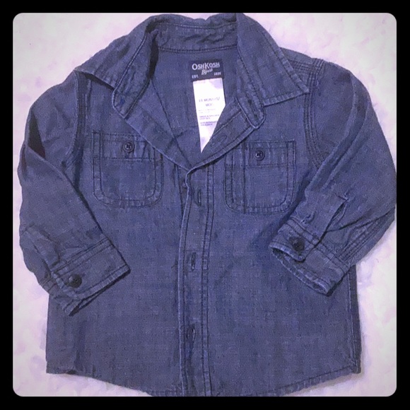 Denim button down - Picture 1 of 2